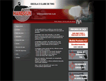 Tablet Screenshot of handgun.com.br